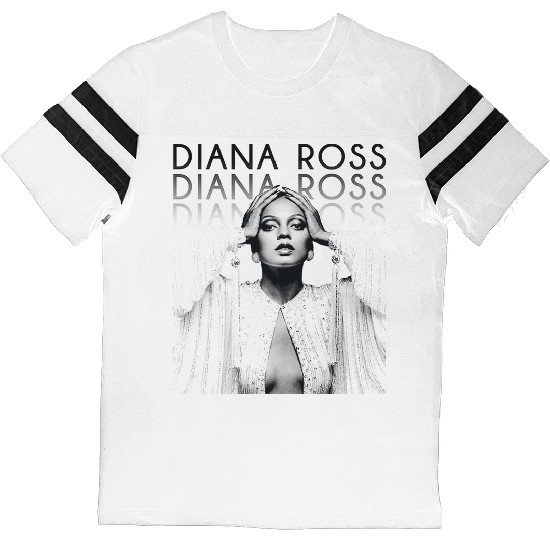 Diana Ross "Elegance" Unisex Football T-Shirt