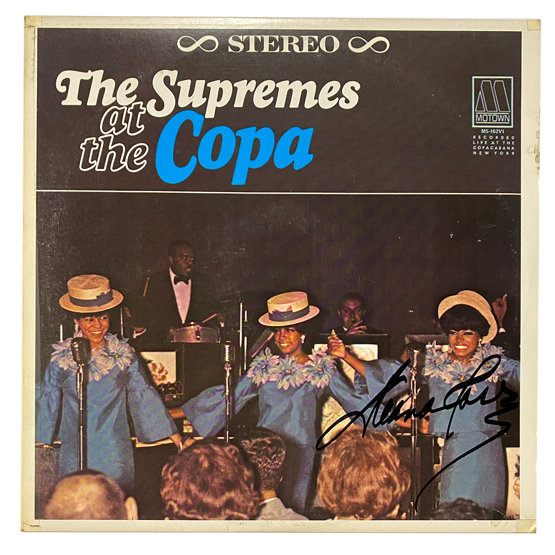 The Supremes AUTOGRAPHED LIMITED "At The Copa" Album Vinyl LP
