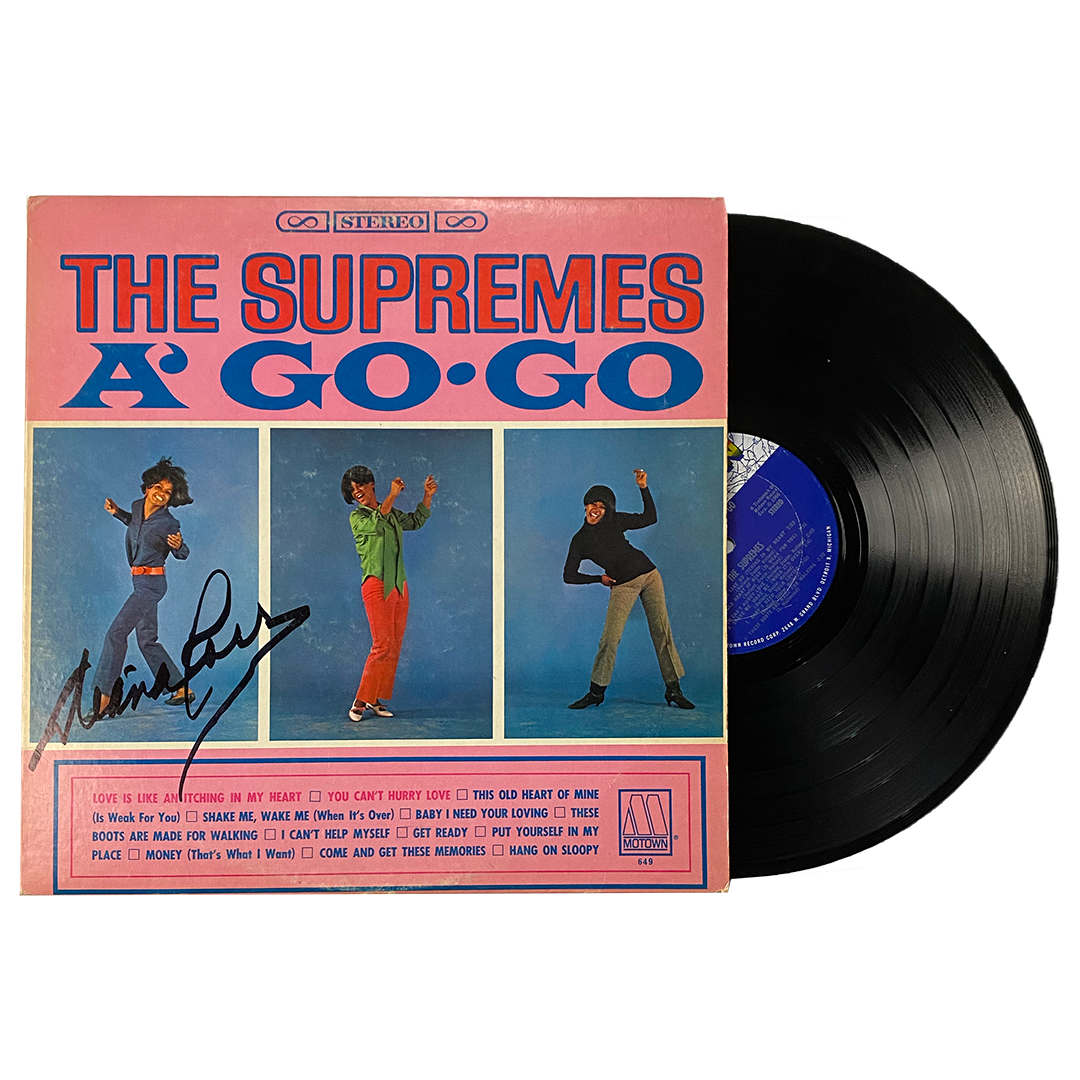 Diana Ross and The Supremes AUTOGRAPHED LIMITED "A' Go-Go" Album Vinyl LP