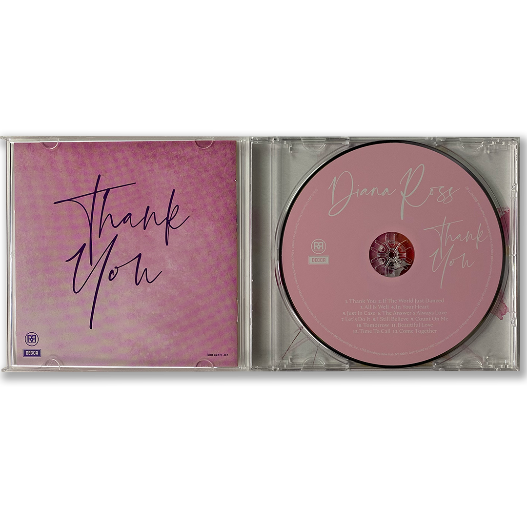 Diana Ross "Thank You" Album CD