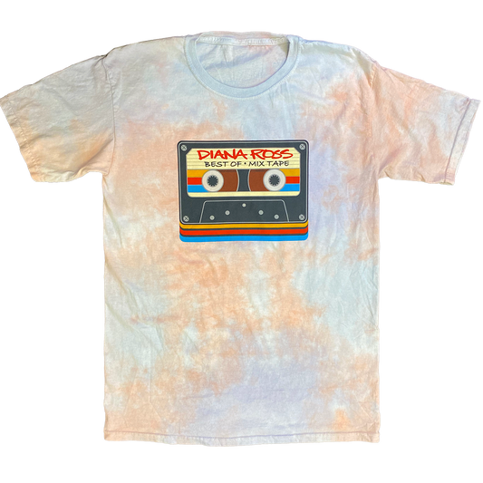 "Best Of Mix Tape" T-Shirt in Cloud Dye