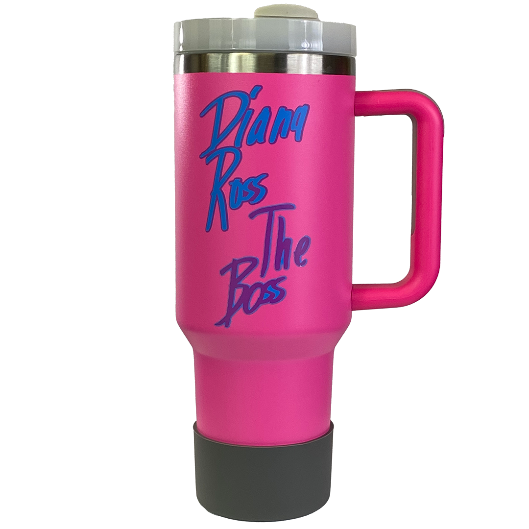"The Boss" Insulated Tumbler In Pink