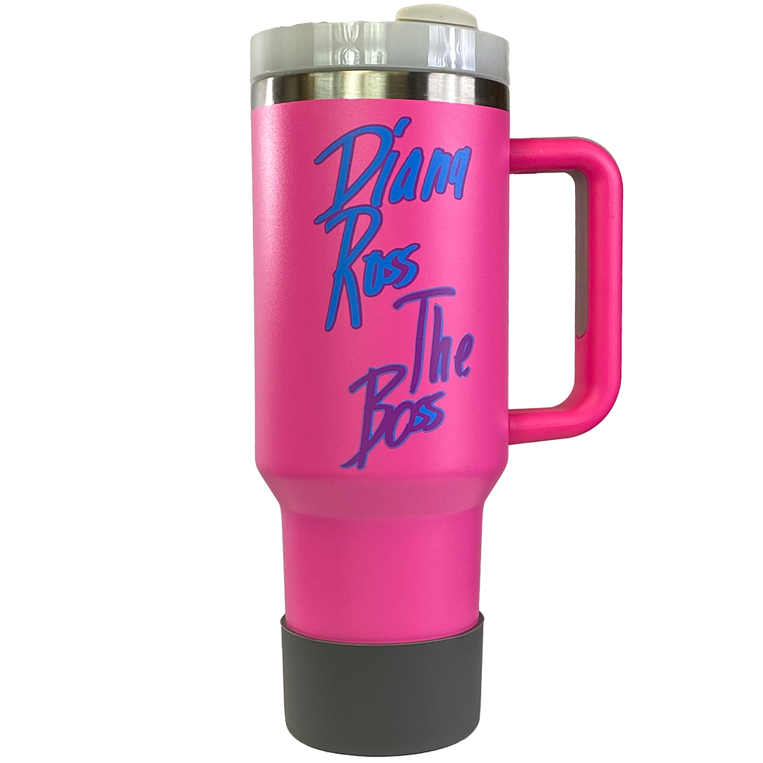 "The Boss" Insulated Tumbler In Pink
