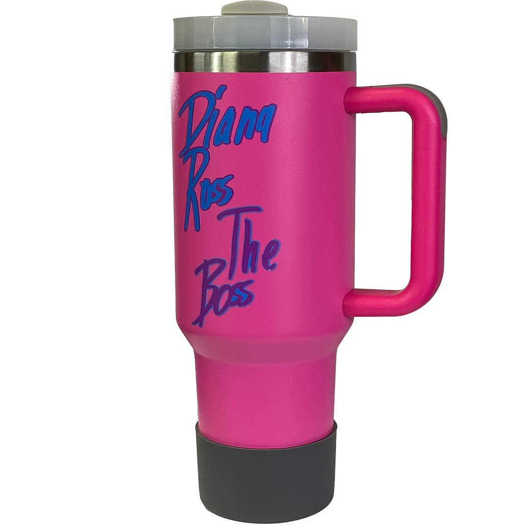 "The Boss" Insulated Tumbler In Pink