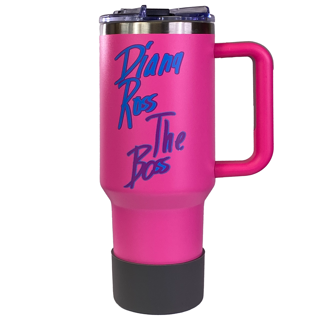 "The Boss" Insulated Tumbler In Pink