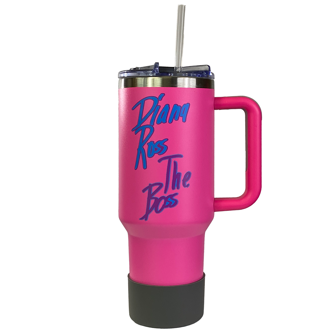 "The Boss" Insulated Tumbler In Pink