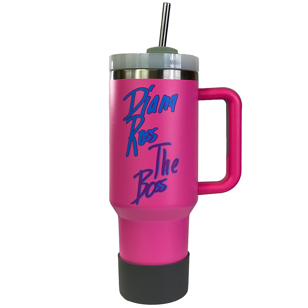 "The Boss" Insulated Tumbler In Pink