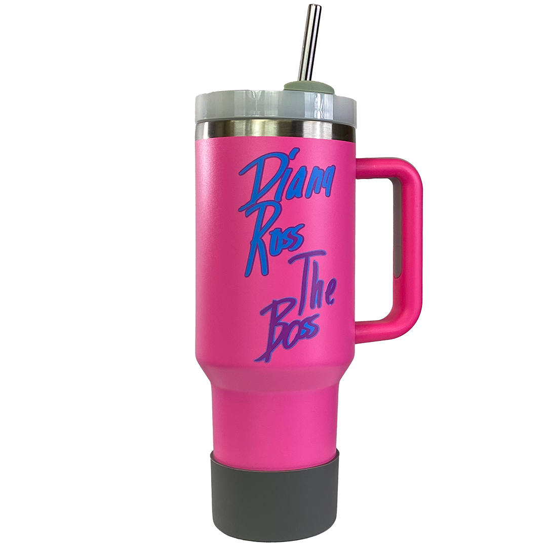 "The Boss" Insulated Tumbler In Pink