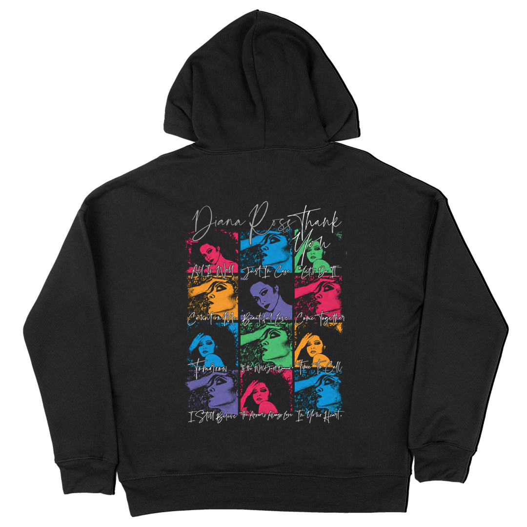 Diana Ross "Thank You EUROPEAN Tour 2022" Design Zip Hoodie