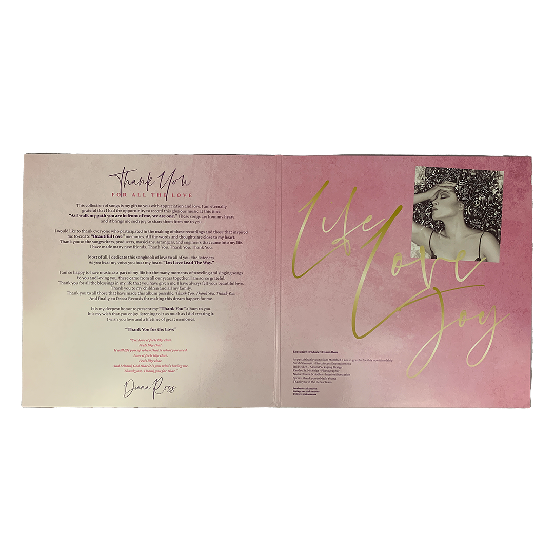 Diana Ross "Thank You" Album Vinyl LP