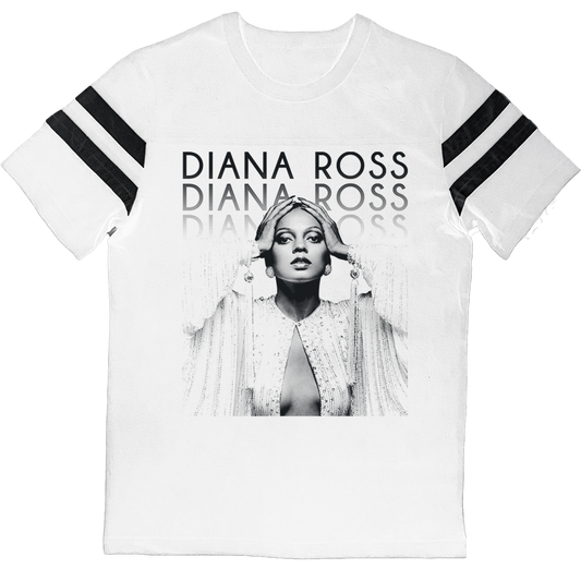 Diana Ross "Elegance" Unisex Football T-Shirt