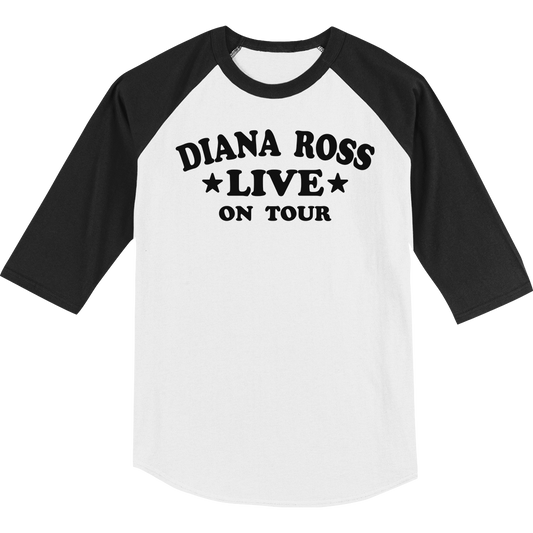 Diana Ross "Live On Tour" Raglan T-Shirt