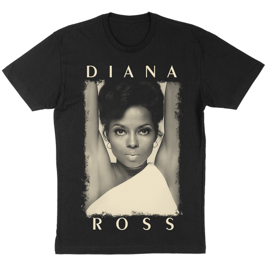 Diana Ross "Rise Up Photo" T-Shirt in Black