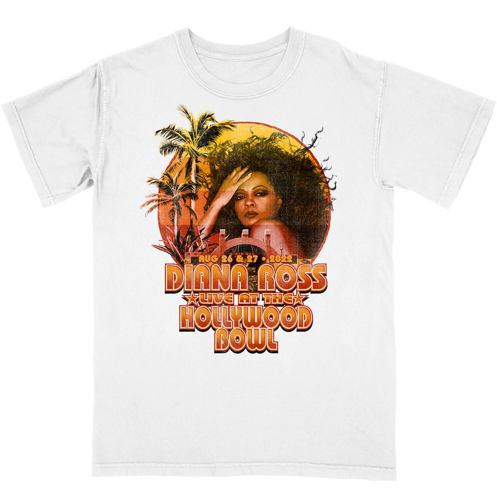 Diana Ross "Palms" HOLLYWOOD Bowl Event T-Shirt