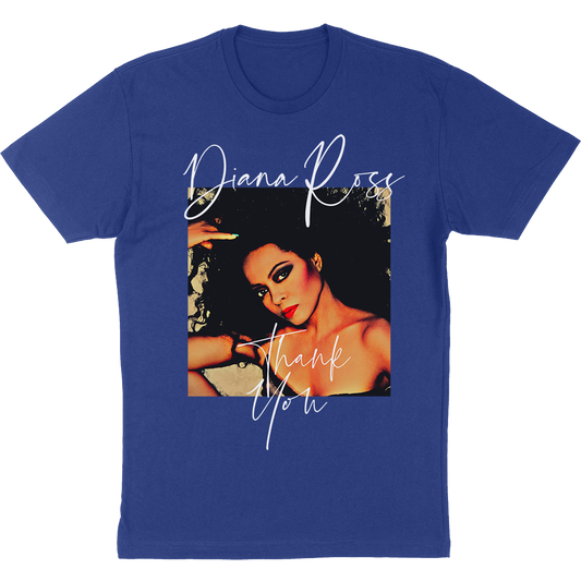 Diana Ross "Thank You Album" T-Shirt in Blue