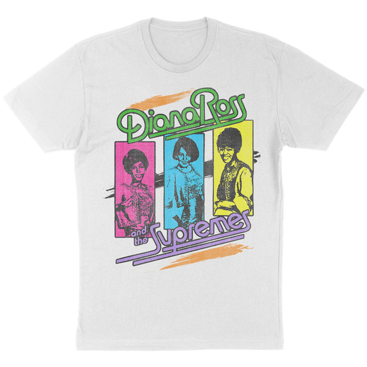 Diana Ross And The Supremes "80s Colors" T-Shirt in White