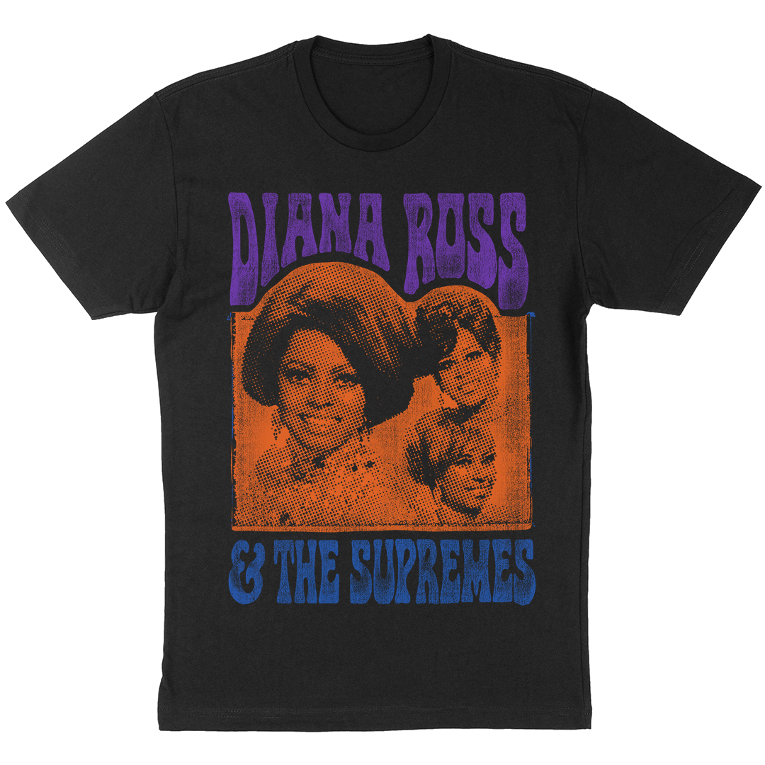 Diana Ross And The Supremes "Halftone Heads" T-Shirt