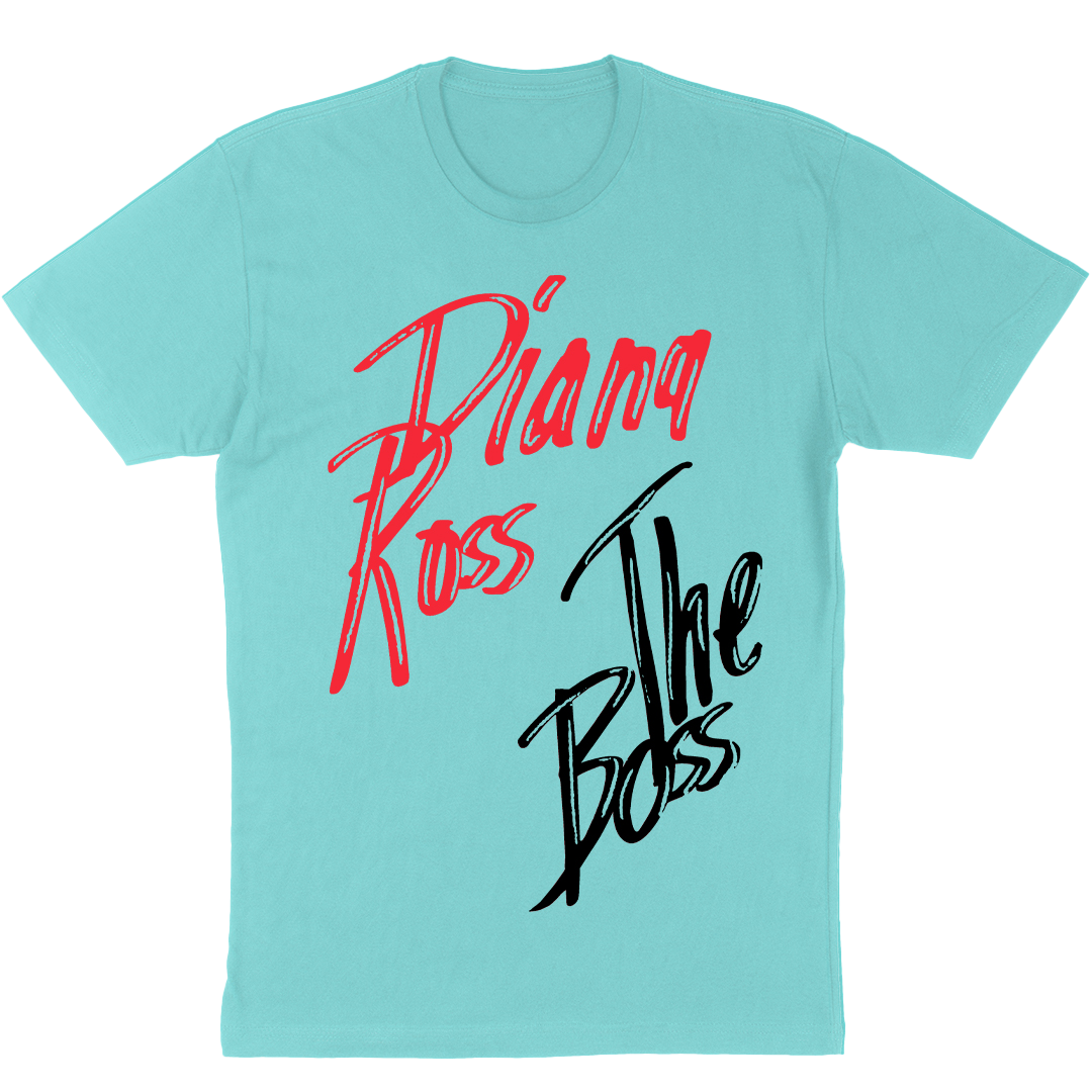 Diana Ross "The Boss"T-Shirt in Light Blue