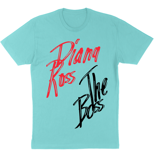 Diana Ross "The Boss"T-Shirt in Light Blue