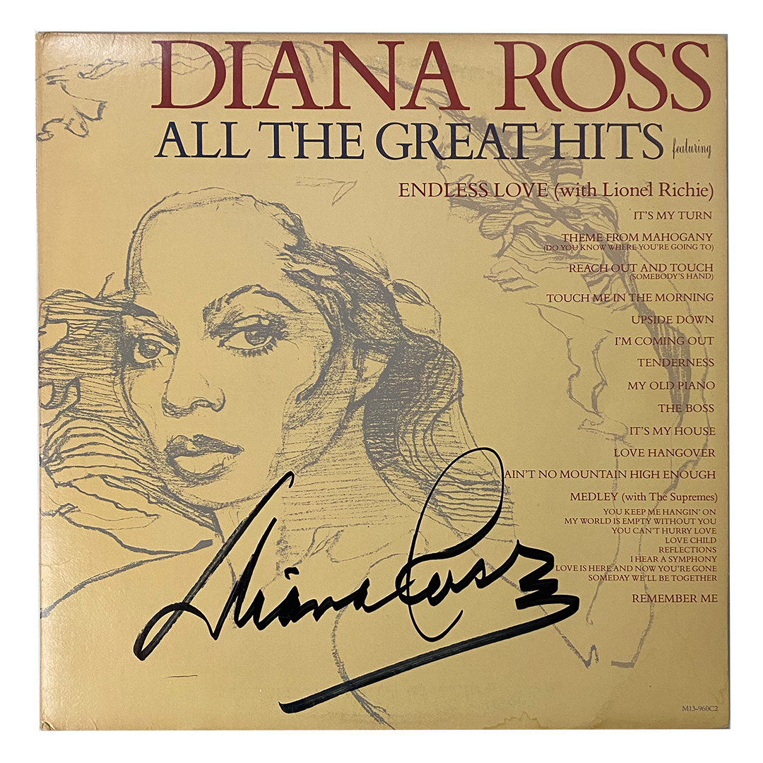 Diana Ross AUTOGRAPHED LIMITED 