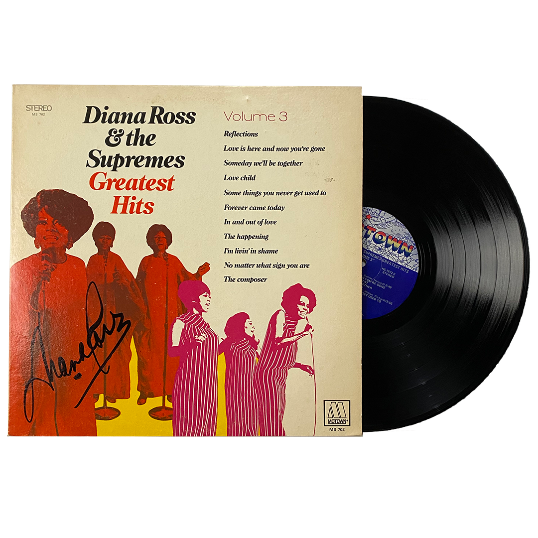 Diana Ross and The Supremes AUTOGRAPHED LIMITED "Greatest Hits" Album Vinyl LP