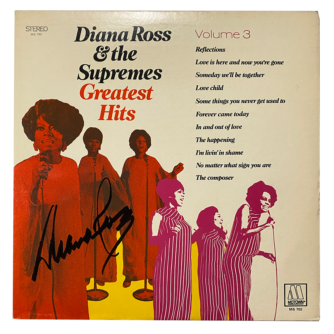 Diana Ross and The Supremes AUTOGRAPHED LIMITED "Greatest Hits" Album Vinyl LP
