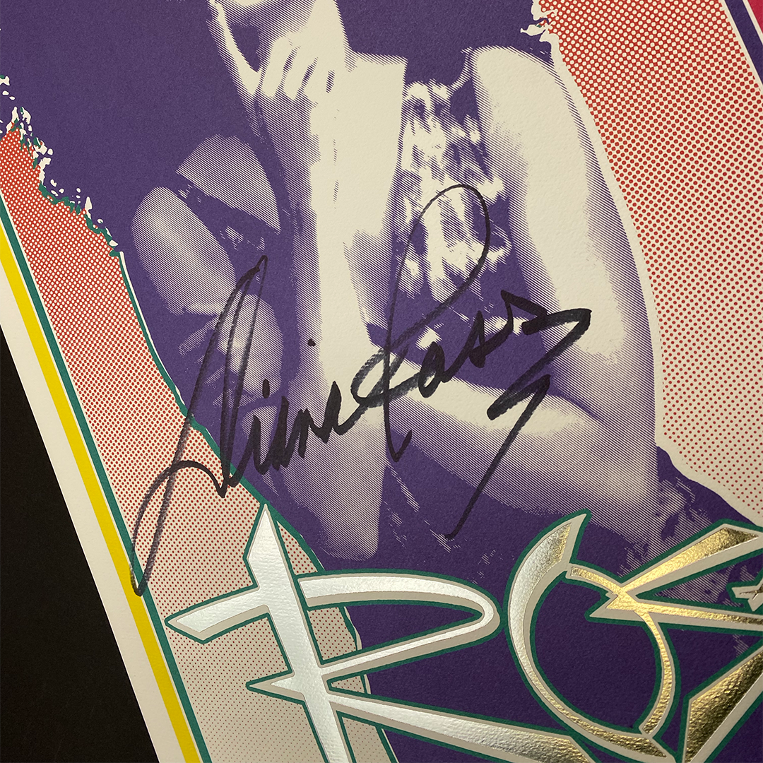 Diana Ross "Cover Page Gold/Silver" AUTOGRAPHED Limited Edition Poster