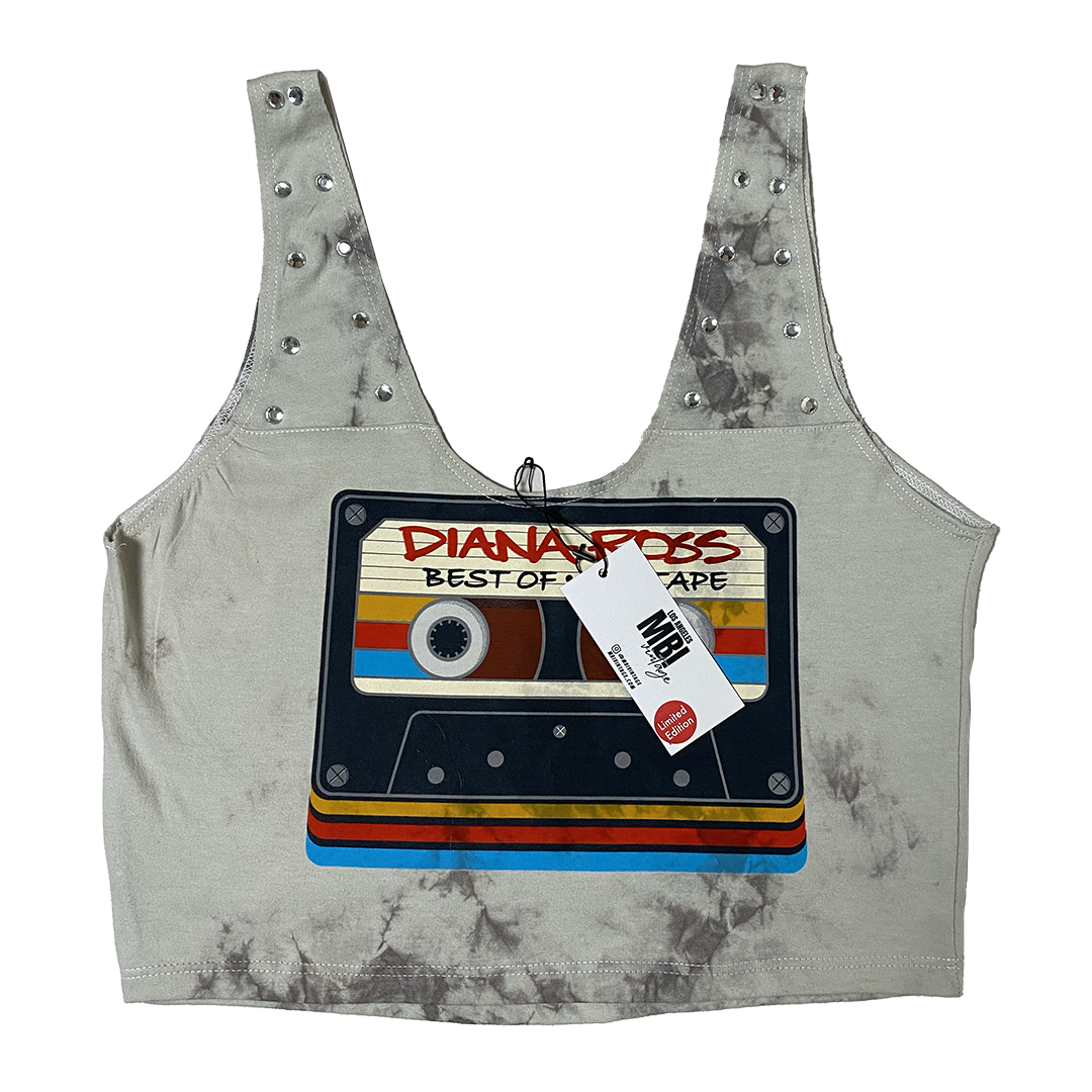 DIANA ROSS TANK RHINESTONE STRAP