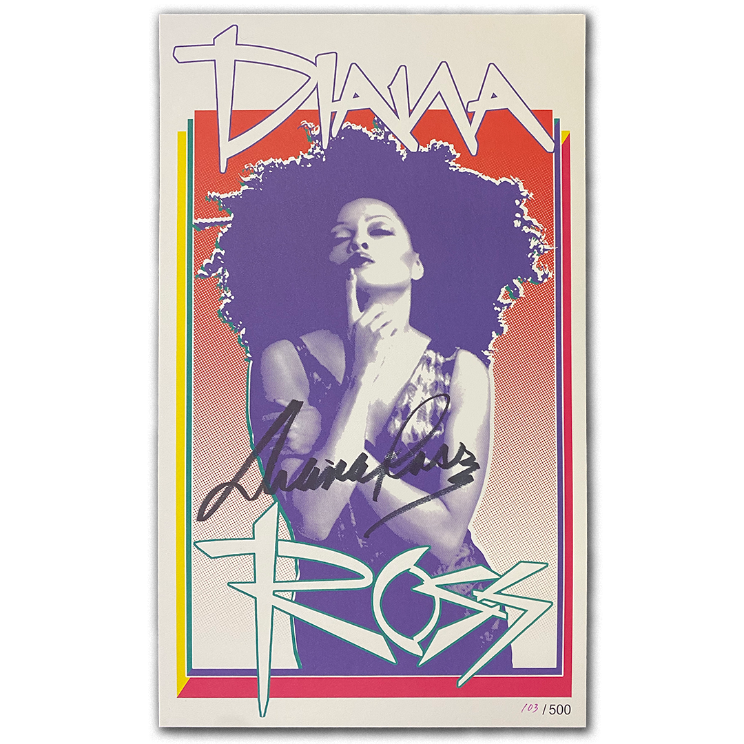 Diana Ross "Cover Page" AUTOGRAPHED Limited Edition Poster