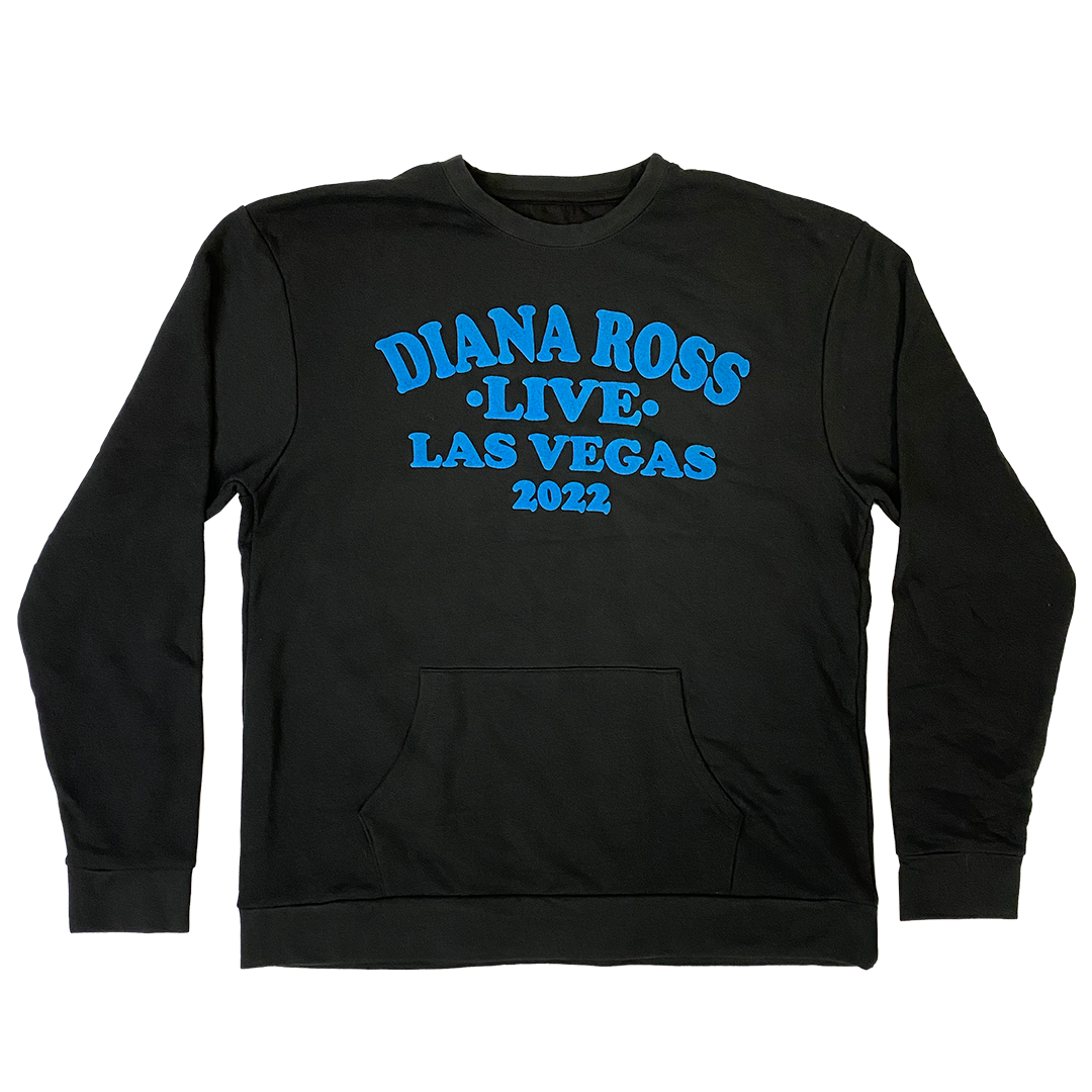 Diana Ross "Vintage Text" LAS VEGAS Event Pullover Sweatshirt
