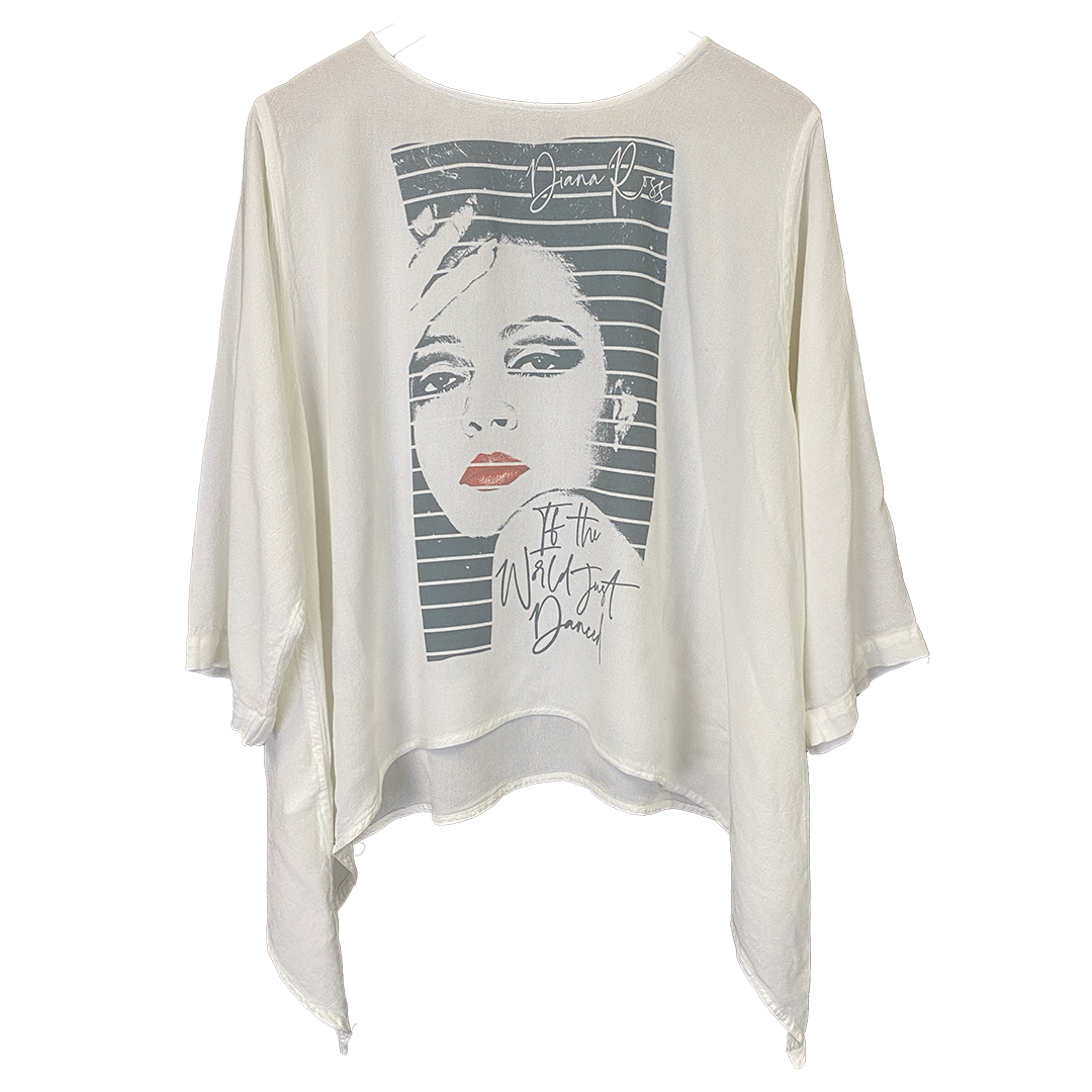 Diana Ross "World Just Danced" Moroccan Blouse